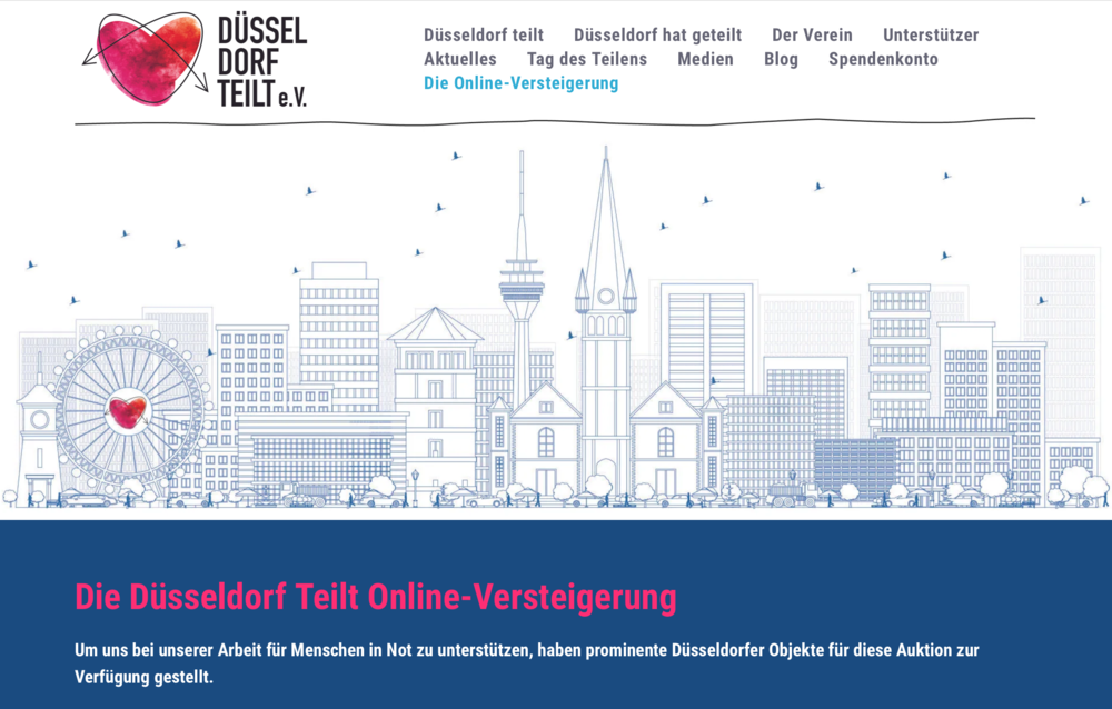 **Die Düsseldorf Teilt Online-Versteigerung**