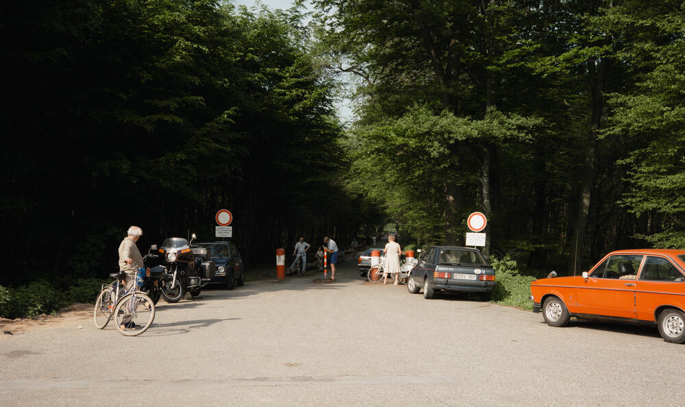 Andreas Gursky - Ratingen, Sunday Walkers