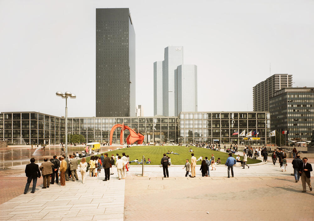 Andreas Gursky - Paris, La Défense, Dreharbeiten
