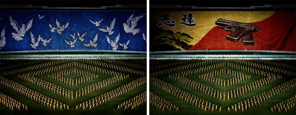 Andreas Gursky - Pyongyang II Diptych