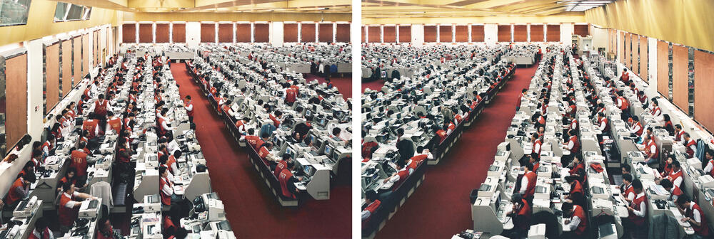 Andreas Gursky - Hong Kong Stock Exchange, Diptych