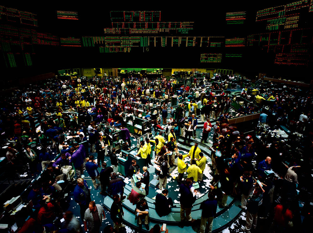 Andreas Gursky - New York, Merchantile Exchange